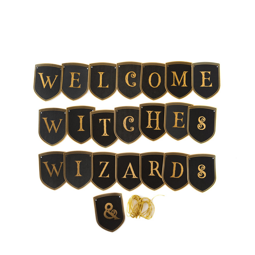 Halloween Witches & Wizards Banner