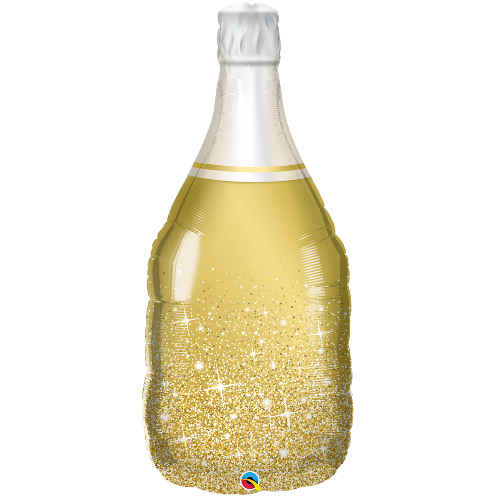 Sparkling Champagne Bottle Balloon
