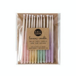 Hand Dipped Beeswax Candles Multi Ombré
