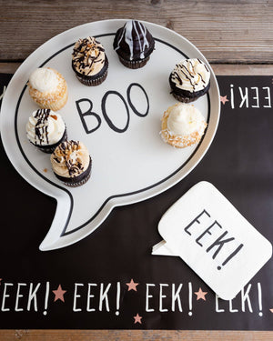 Halloween Frank & Mummy Eek! Table Runner