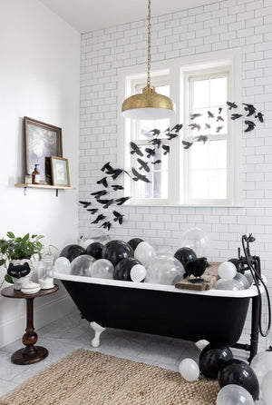 Halloween Mystical Bag of Ravens Wall Decor
