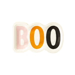 Halloween Boo Shaped Paper Plate