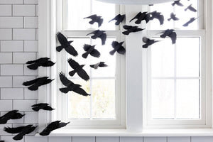 Halloween Mystical Bag of Ravens Wall Decor