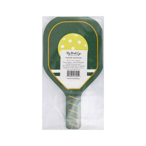 Pickleball Green Paddle Paper Dinner Napkin