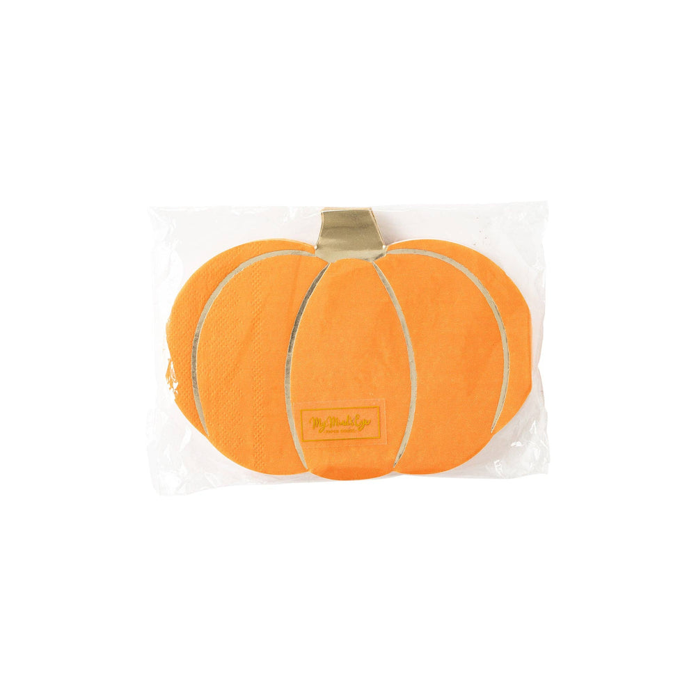Halloween Occasions by Shakira - Pumpkin Shaped Napkin Set