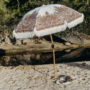 Stay cool and comfortable in style with the  Premium Beach Umbrella.