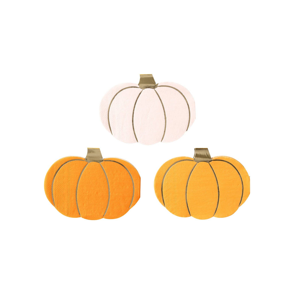 Halloween Occasions by Shakira - Pumpkin Shaped Napkin Set