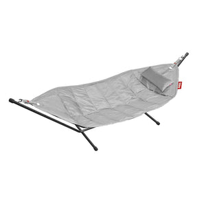 Headdemock Deluxe + Pillow light grey / black  -  Hammocks  by  Fatboy