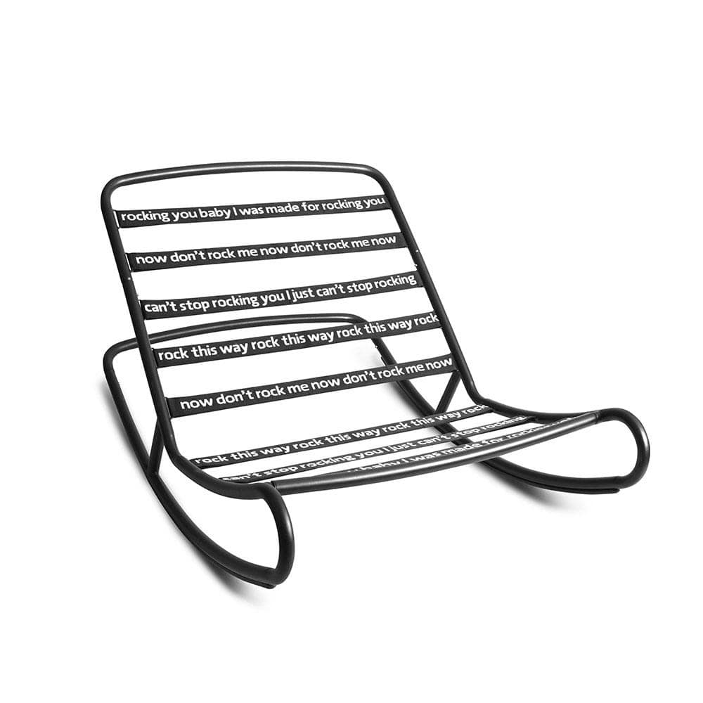 Rock 'n Roll black  -  Rocking Chairs  by  Fatboy