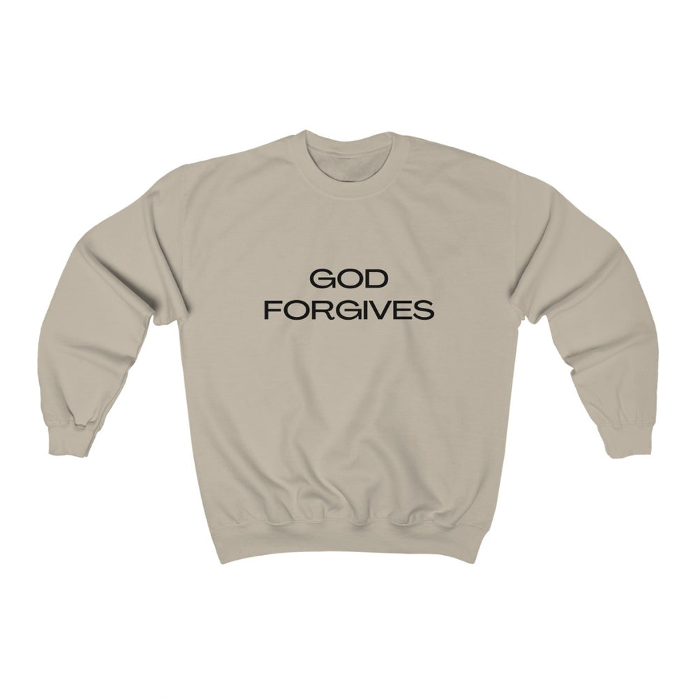 GOD FORGIVES, ITALIANS DON'T Unisex Heavy Blend™ Crewneck Sweatshirt (printed on front & back)