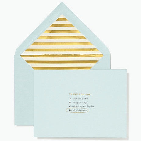 All of the Above Thank You Card Set - Kate Spade New York
