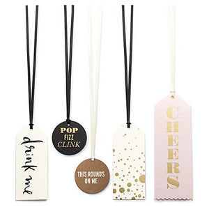 
                
                    Load image into Gallery viewer, new york home gift shop toronto kate spade cheers wine tag gift set
                
            