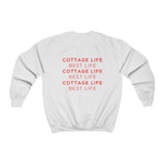 COTTAGE LIFE / BEST LIFE Unisex Heavy Blend™ Crewneck Sweatshirt (printed on back)