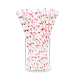 Flamingo Paper Straws