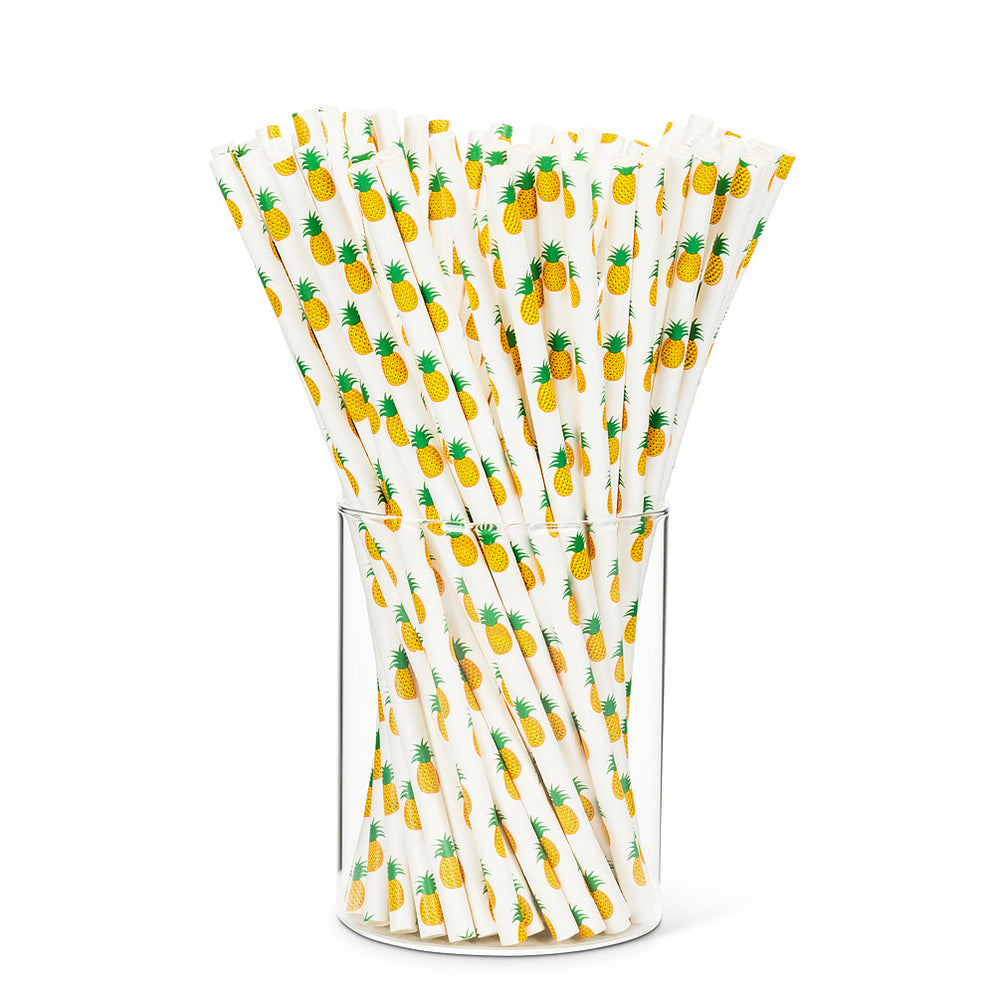 Pineapple Paper Straws