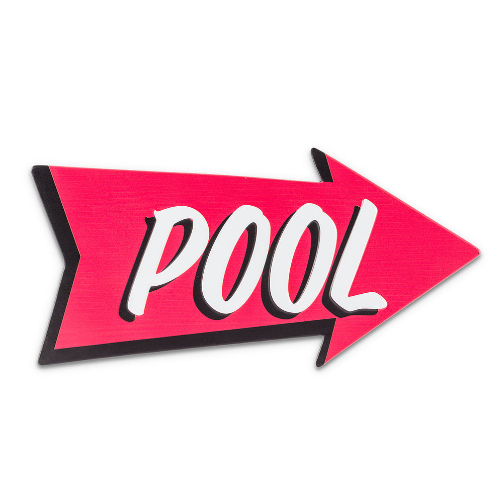 
                
                    Load image into Gallery viewer, Arrow Pool Sign
                
            