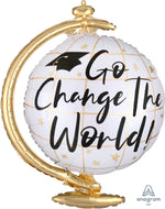 Grad Go Change The World Balloon