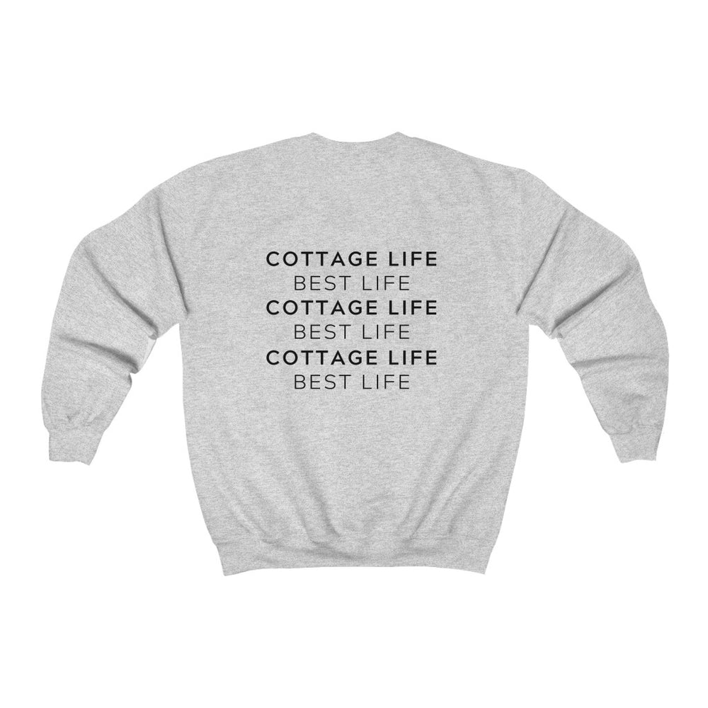 COTTAGE LIFE / BEST LIFE Unisex Heavy Blend™ Crewneck Sweatshirt (printed on back)