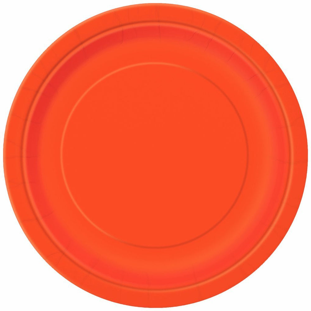 solid dinner plates