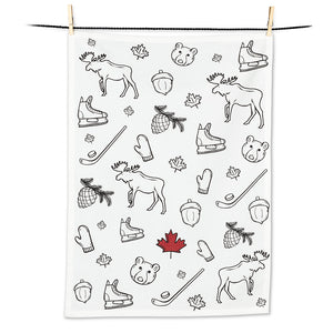 
                
                    Load image into Gallery viewer, canada icon tea towel toronto gift shop kitchen 
                
            