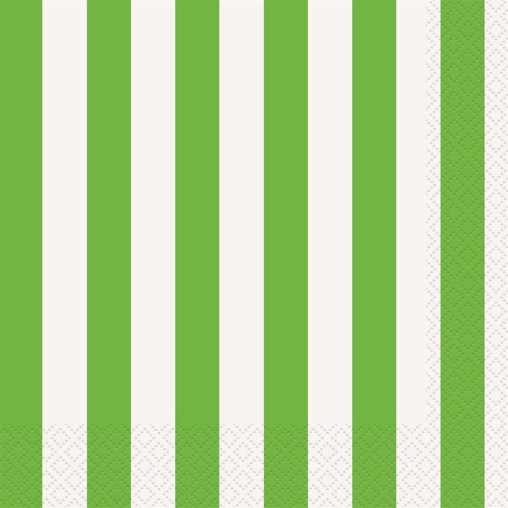 Striped Luncheon Napkins