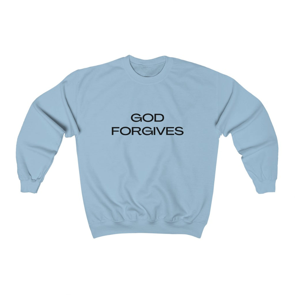 
                
                    Load image into Gallery viewer, GOD FORGIVES, ITALIANS DON&amp;#39;T Unisex Heavy Blend™ Crewneck Sweatshirt (printed on front &amp;amp; back)
                
            