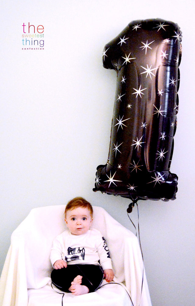 Number Sparkle Balloons Jumbo