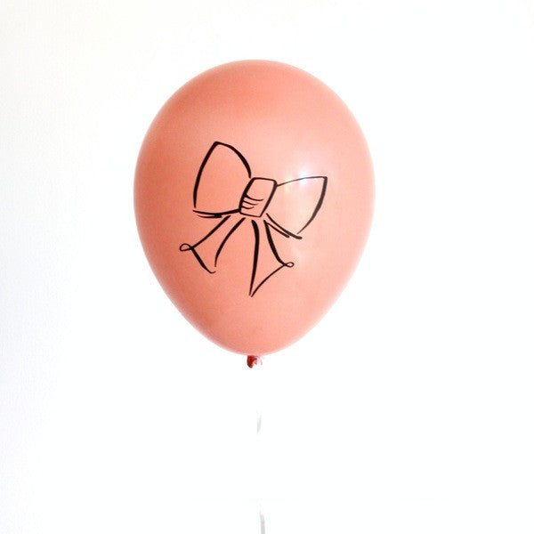 Bow Design Balloons (set of 3)