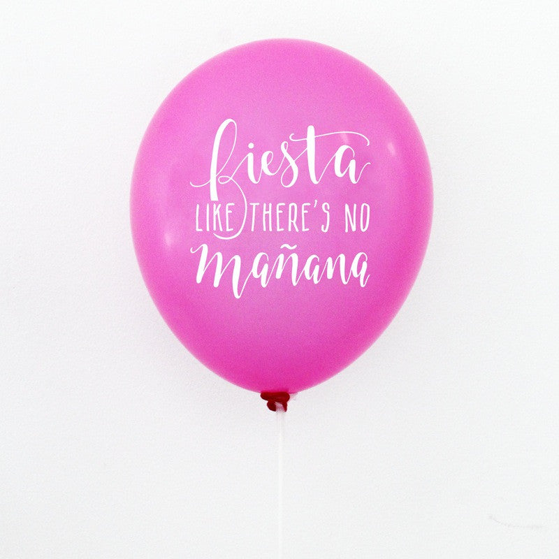 Fiesta Like There's No Mañana Balloons (set of 3)