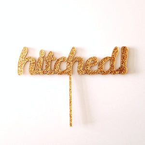 Hitched! Cake Topper