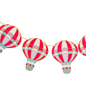 Hot air balloon baby shower birthday party supplies tableware banner