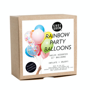 
                
                    Load image into Gallery viewer, Rainbow Party Balloon Bouquet
                
            