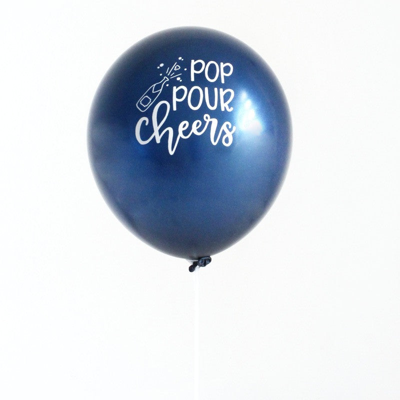 
                
                    Load image into Gallery viewer, Pop Pour Cheers Balloons (set of 3)
                
            