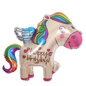 Happy Birthday Pony Balloon mylar birthday party supplies toronto