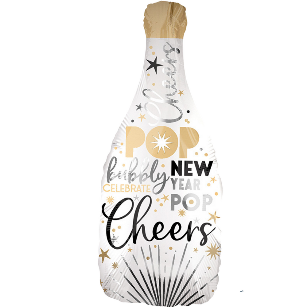 
                
                    Load image into Gallery viewer, Bubbly Bottle Happy New Year Balloon
                
            