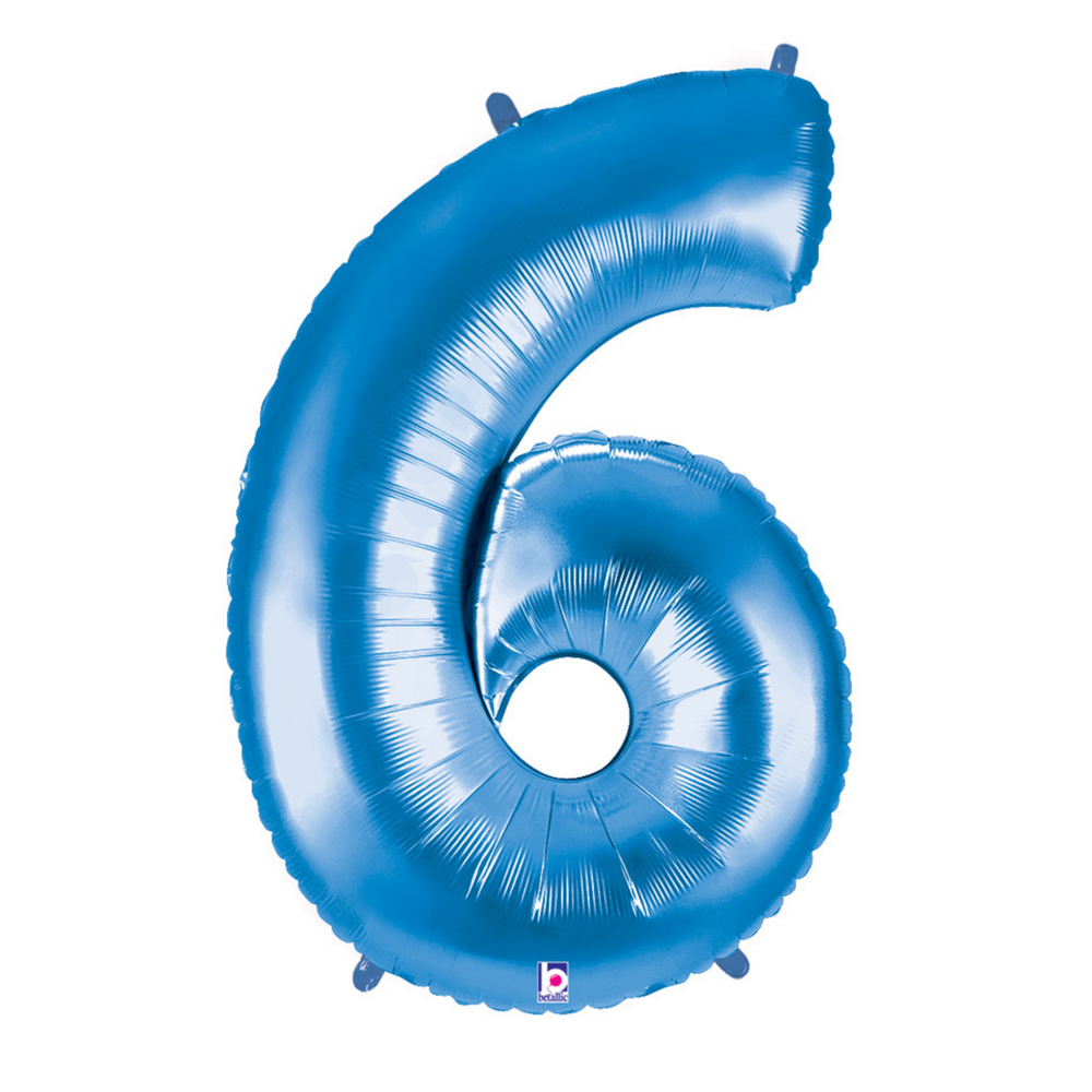 Number & Letter Balloons Blue Jumbo