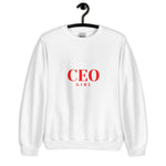CEO GIRL Unisex Sweatshirt (design on back)