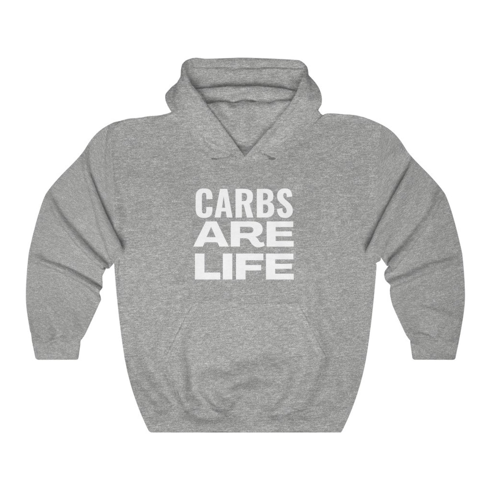carbs are life sweatshirt funny diet mom mother's day hoodie