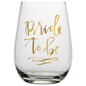 
                
                    Load image into Gallery viewer, Bride To Be Stemless Wine Glass 20 0z.
                
            