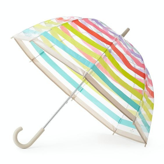 kate spade new york umbrella striped gift shop toronto mother's day outdoor rain