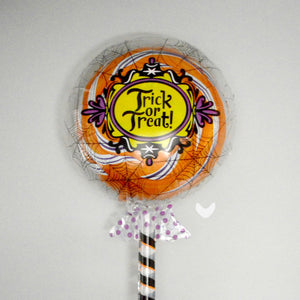 
                
                    Load image into Gallery viewer, 42&amp;quot; Halloween Trick or Treat Lollipop Balloon
                
            