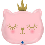 cat princess balloon foil mylar party supplies toronto shop crown baby shower