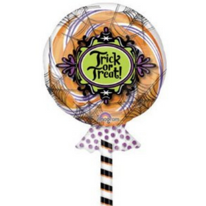 
                
                    Load image into Gallery viewer, 42&amp;quot; Halloween Trick or Treat Lollipop Balloon
                
            