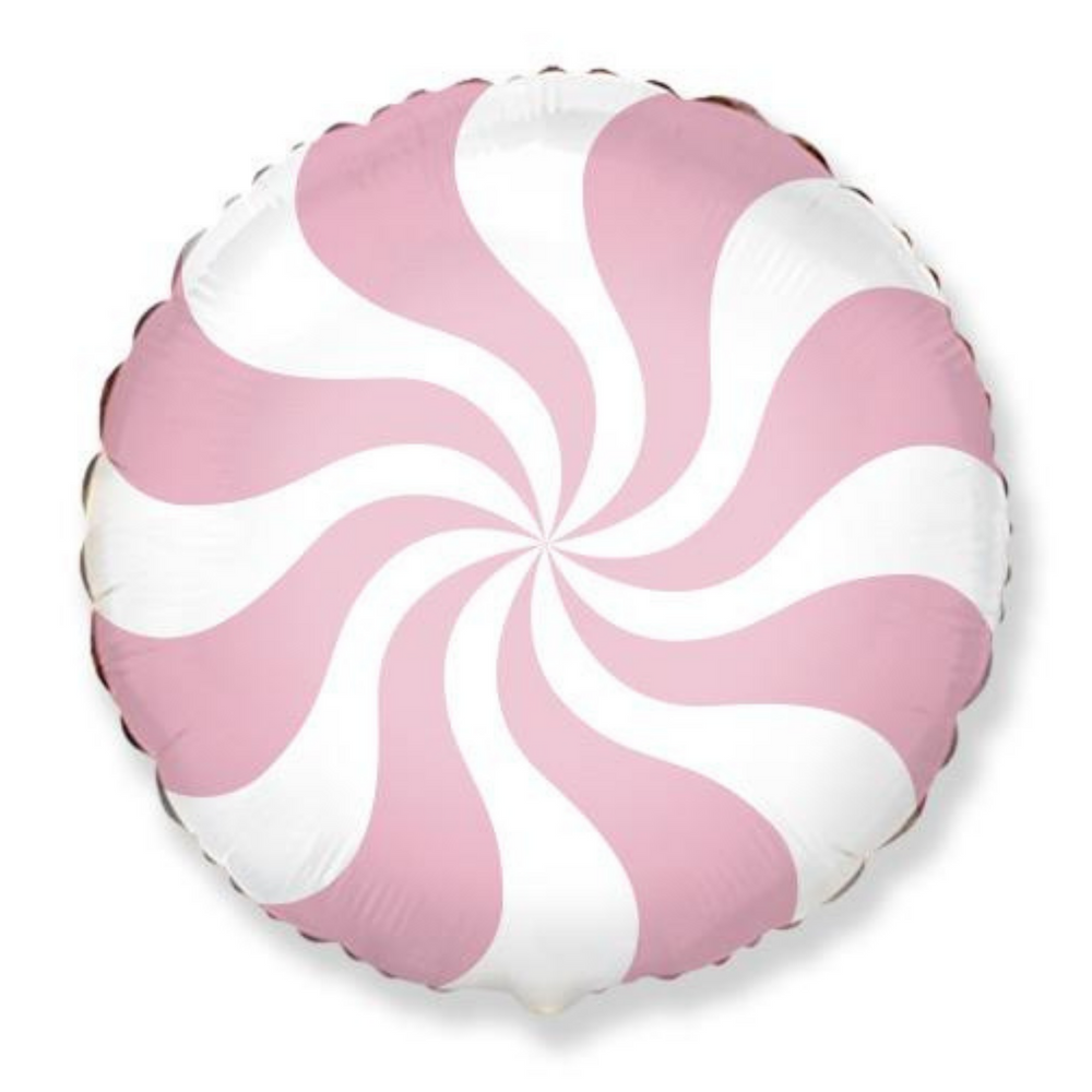 
                
                    Load image into Gallery viewer, Peppermint Swirl Pastel Mylar Balloon
                
            