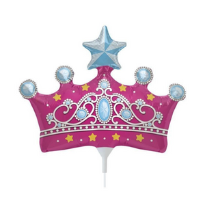Mini Princess Crown Balloon Air-filled only