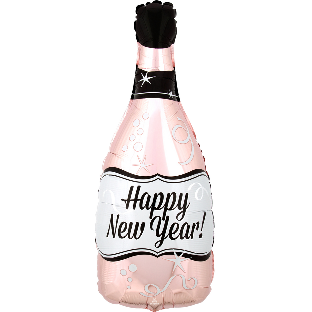Happy New Year Bubbly Bottle Balloon