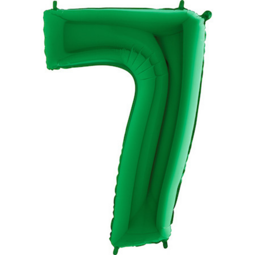 Number Balloons Green Jumbo
