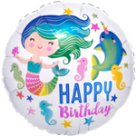 Colourful Ocean Happy Birthday Balloon