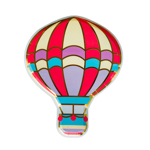 
                
                    Load image into Gallery viewer, Up, Up &amp;amp; Away Hot Air Balloon Dinner Plate 8.5&amp;quot;
                
            