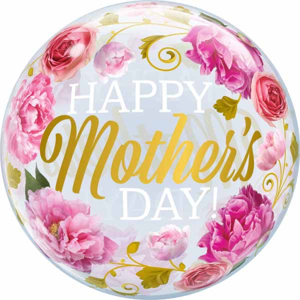 Mother's Day Floral Bubble Balloon
